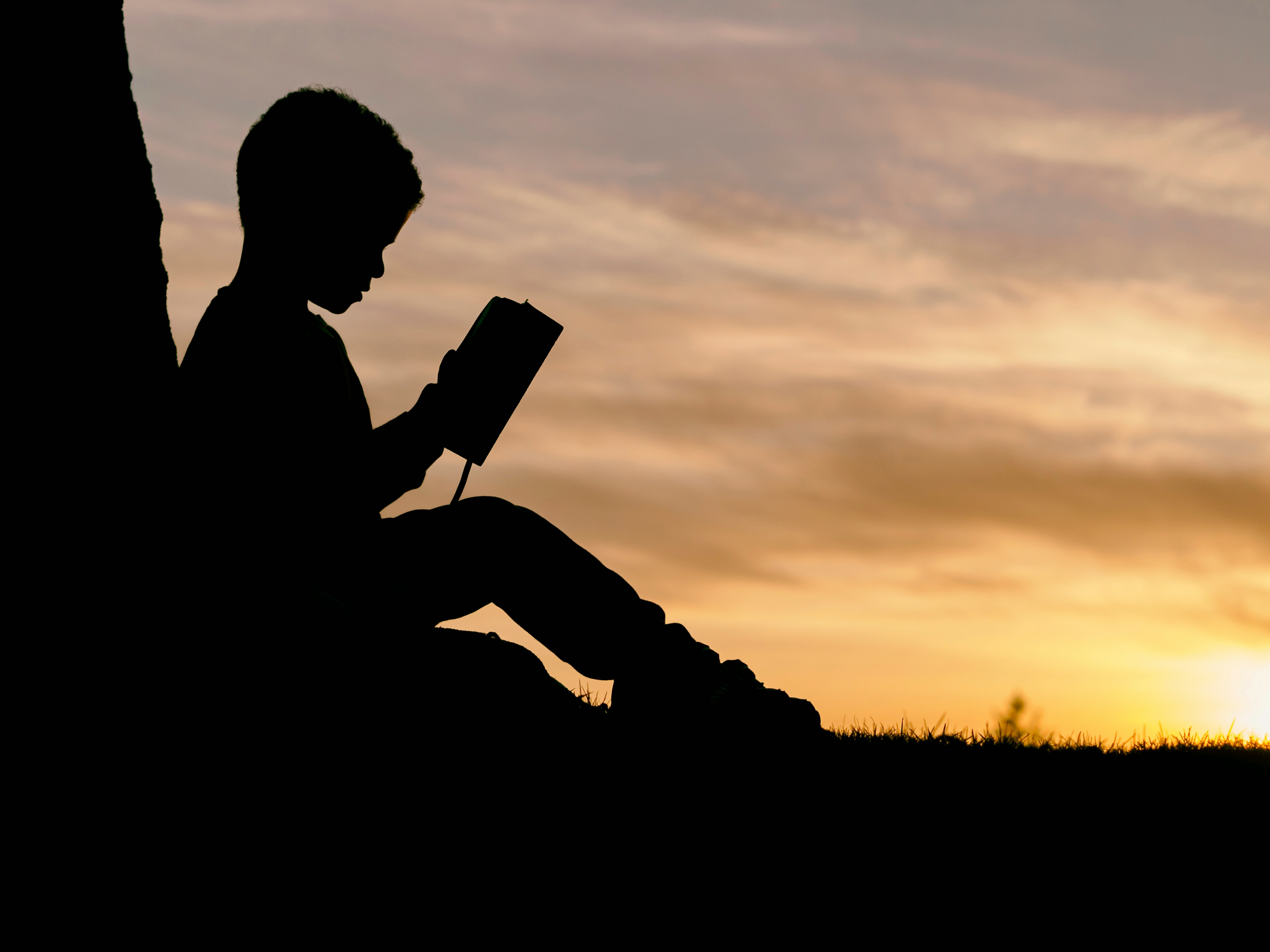 Photo of child reading