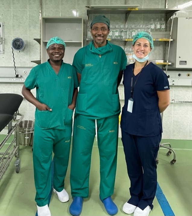 Here I am in Tanzania, with research fellow Dr. Romani Sabas (left) and Dr. Hamisi K. Shabani, neuro