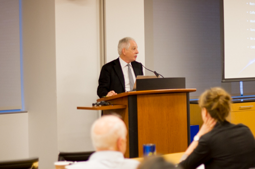 President and CEO of NewYork-Presbyterian, Steven J. Corwin, M.D., delivers opening remarks
