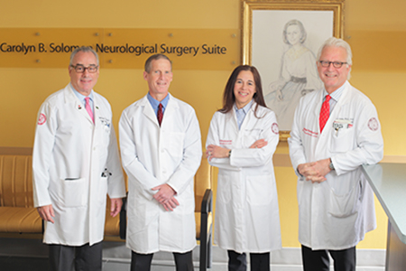 Drs Fink, Fine, Pannullo, and Stieg, Weill Cornell neuro-oncology