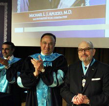Dr. Apuzzo Presented With BAU Medal of Science