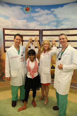Dr. Schwartz, 12-year-old patient Khosboo Persaud, pediatric epileptologist Juliann Paolicchi, and Dr. Greenfield were featured in the NY Daily News.