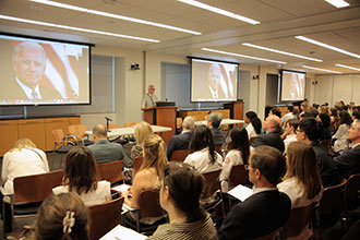 Dr. Stieg hosted the NYC Regional Cancer Moonshot Summit in conjunction with Vice President Joe Biden's national meeting