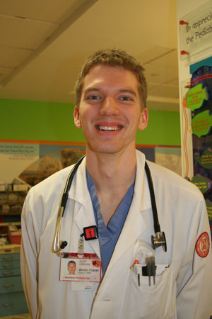 Medical student Scott Connors