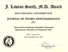 Best Original Contribution by the North American Neuro-Ophthalmology Society