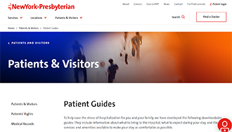 Patient and Visitor Guides