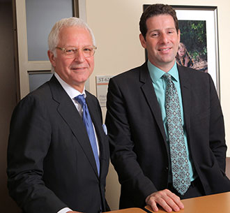 Dr. Philip Stieg and Dr. Michael Kaplitt