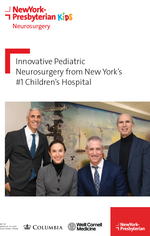 Top-ranked Pediatric Neurosurgery and Neurology program in New York City