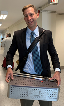 Dr. Scott Zuckerman prepares to leave for Tanzania, 2019