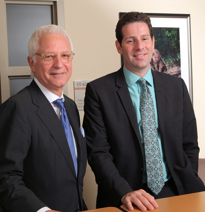 Dr. Philip E. Stieg and Dr. Michael Kaplitt of Weill Cornell Medicine