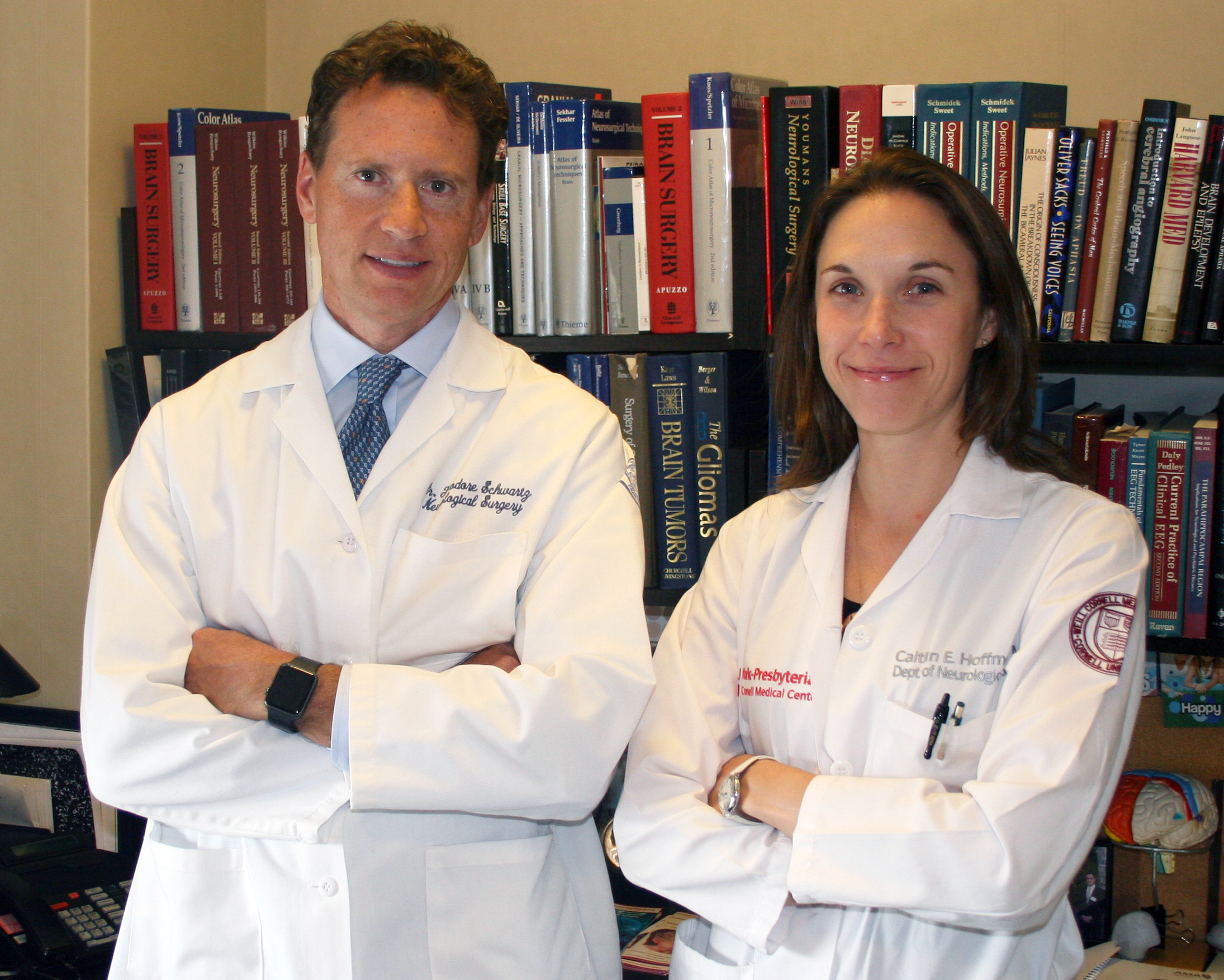 Dr. Theodore Schwartz and Dr. Caitlin Hoffman are our experts in epilepsy surgery