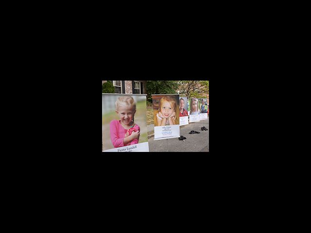 Some of the children honored at the Bronxville Road Race