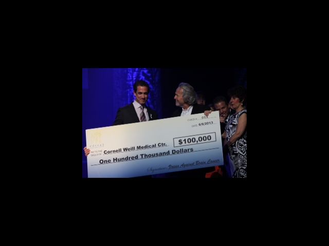 Mario Lichtenstein of Voices Against Brain Cancer Awards $100,000 to John Boockvar, MD