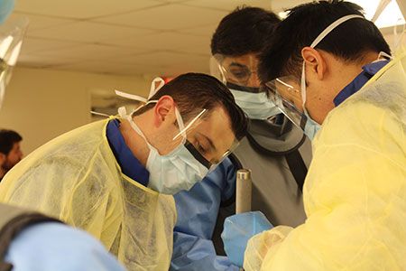The hands-on lab at the 2016 Weill Cornell Complex Spine CME
