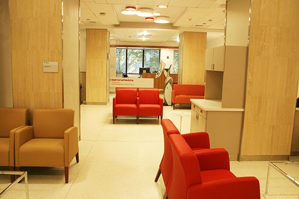 Waiting room:: Weill Cornell Medicine Center for Comprehensive Spine Care