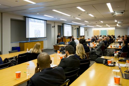 Dr. Gail Rosseau addresses attendees during her talk, &quot;Where From Here? &#039;An Untapped Resource: Preparing Neurosurgeons for a Third Career&#039;&quot;