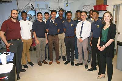 The students from Mount St. Michael Academy