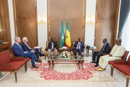 Meeting with the President of Senegal, Macky Sall