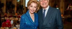 Event chair Bernadette Castro with Dr. Philip Stieg