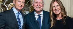 Dr. Stieg was celebrated by Dr. Theodore Schwartz and his wife, Nancy Schwartz