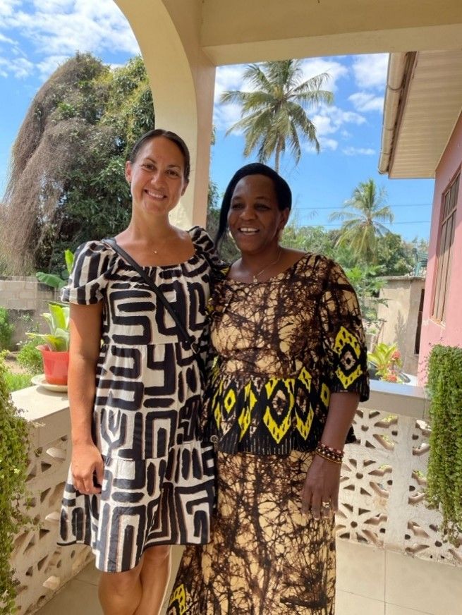 I have been fortunate to be able to spend a little time enjoying beautiful Tanzania; here I am with one of the OR nurses, Sister Evodia.