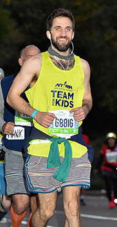Jeff Kaplan ran the 2019 NYC Marathon a year after his accident.