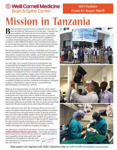 2019 Tanzania Update